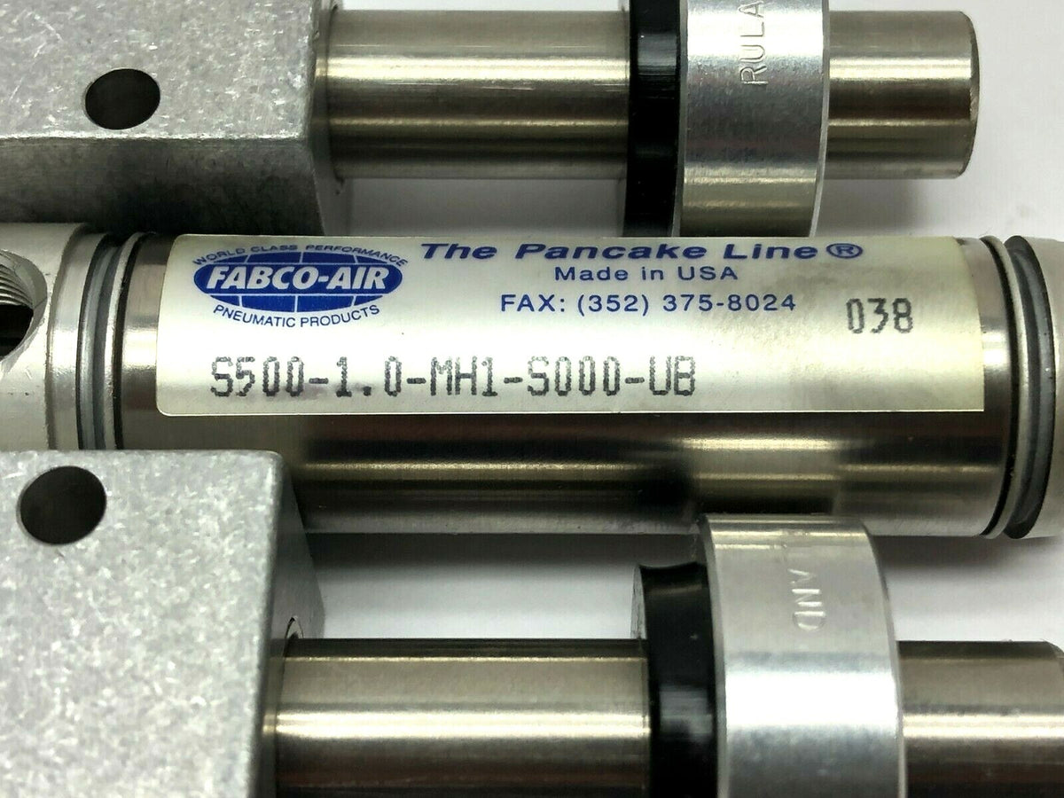S500-1.0-MH1-S000-UB | Fabco Air Linear Guide Cylinder - Used - Maverick Industrial Sales