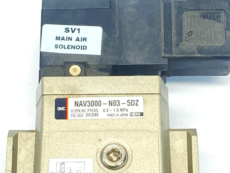 SMC NAV3000-N03-5DZ Soft Start-up Valve 24VDC - Maverick Industrial Sales