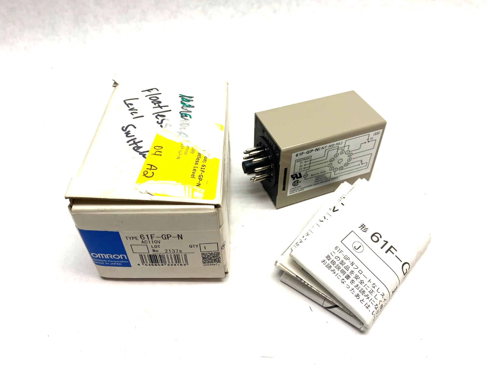 Omron 61F-GP-N Floatless Level Switch Plug-In Type 11-Pin - Maverick Industrial Sales