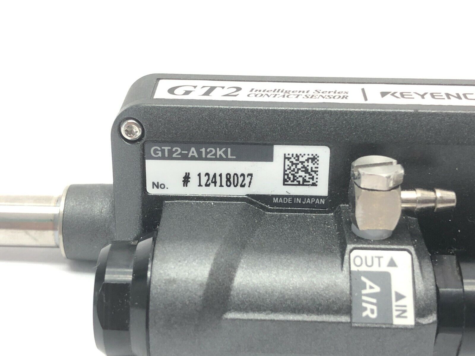 Keyence GT2-A12KL Sensor Head High-precision Air Cylinder - Maverick Industrial Sales