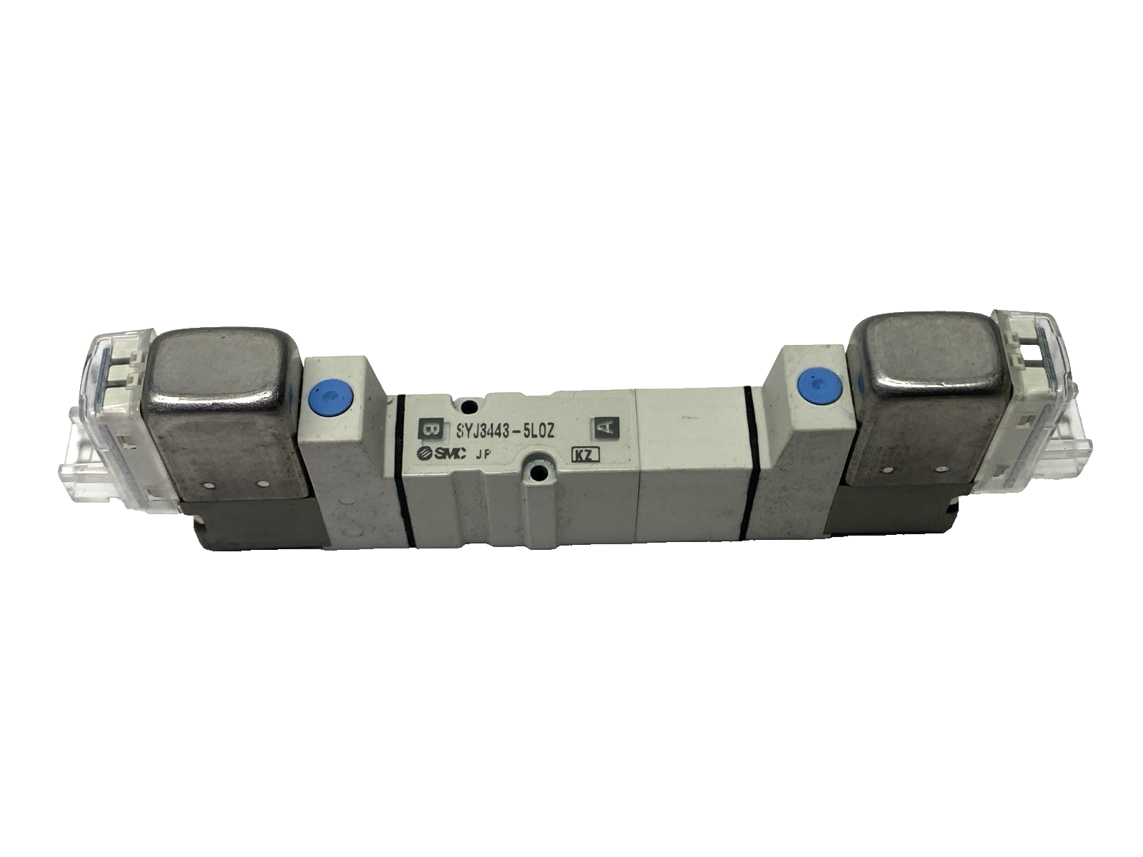 SMC SYJ3443-5LOZ Pneumatic Solenoid Valve 5-Port 24VDC - Maverick Industrial Sales