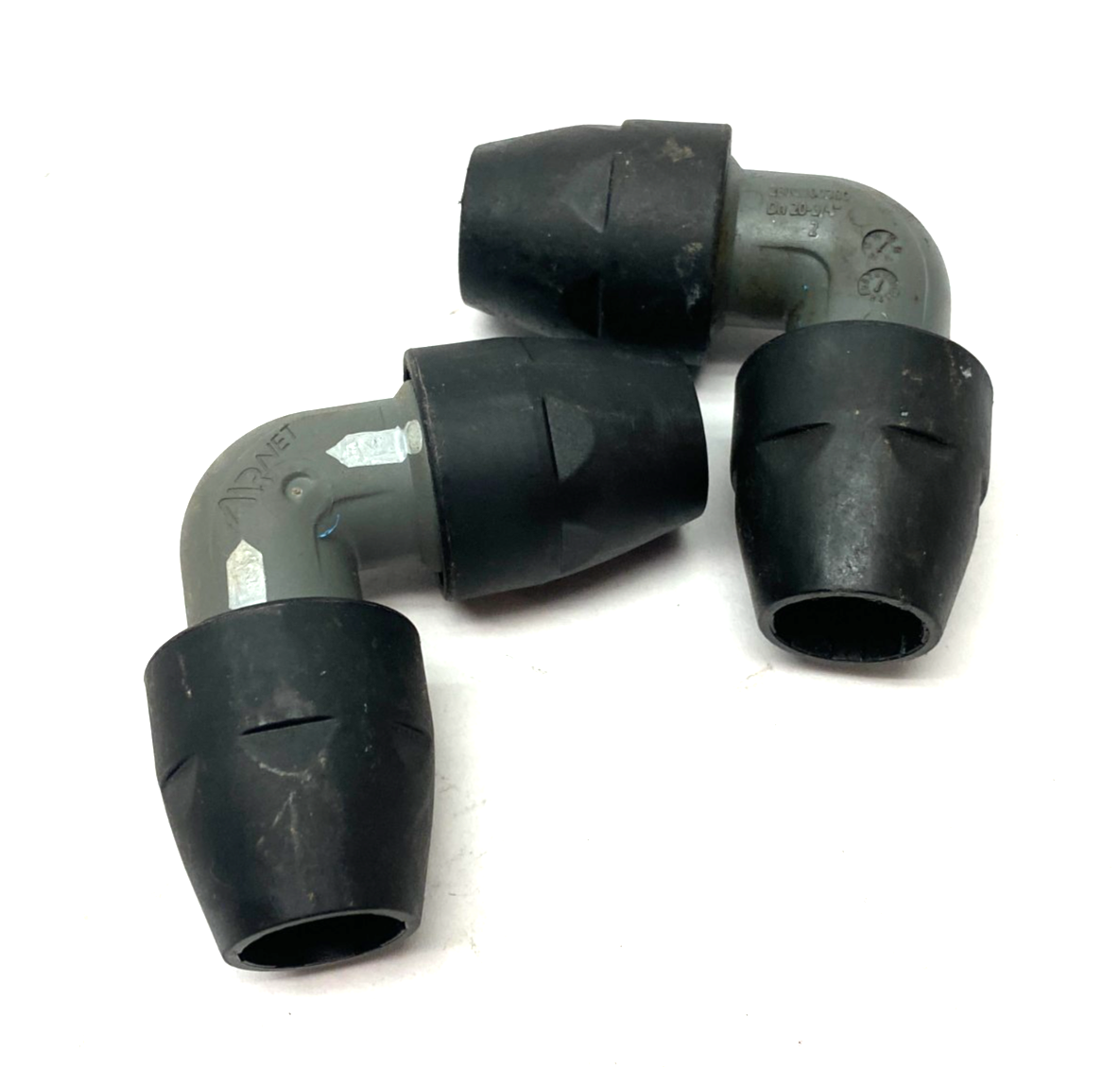 2811 1003 80 | Airnet 90-Degree Elbow Socket Pipe Fitting DN20-3/4" LOT OF 2 - Used - Maverick Industrial Sales