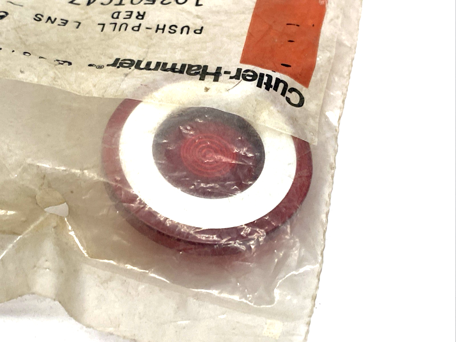10250TC47 | Eaton Illuminated Push-Pull Operator Lens, Red, 40mm LOT OF 2 - New - Maverick Industrial Sales
