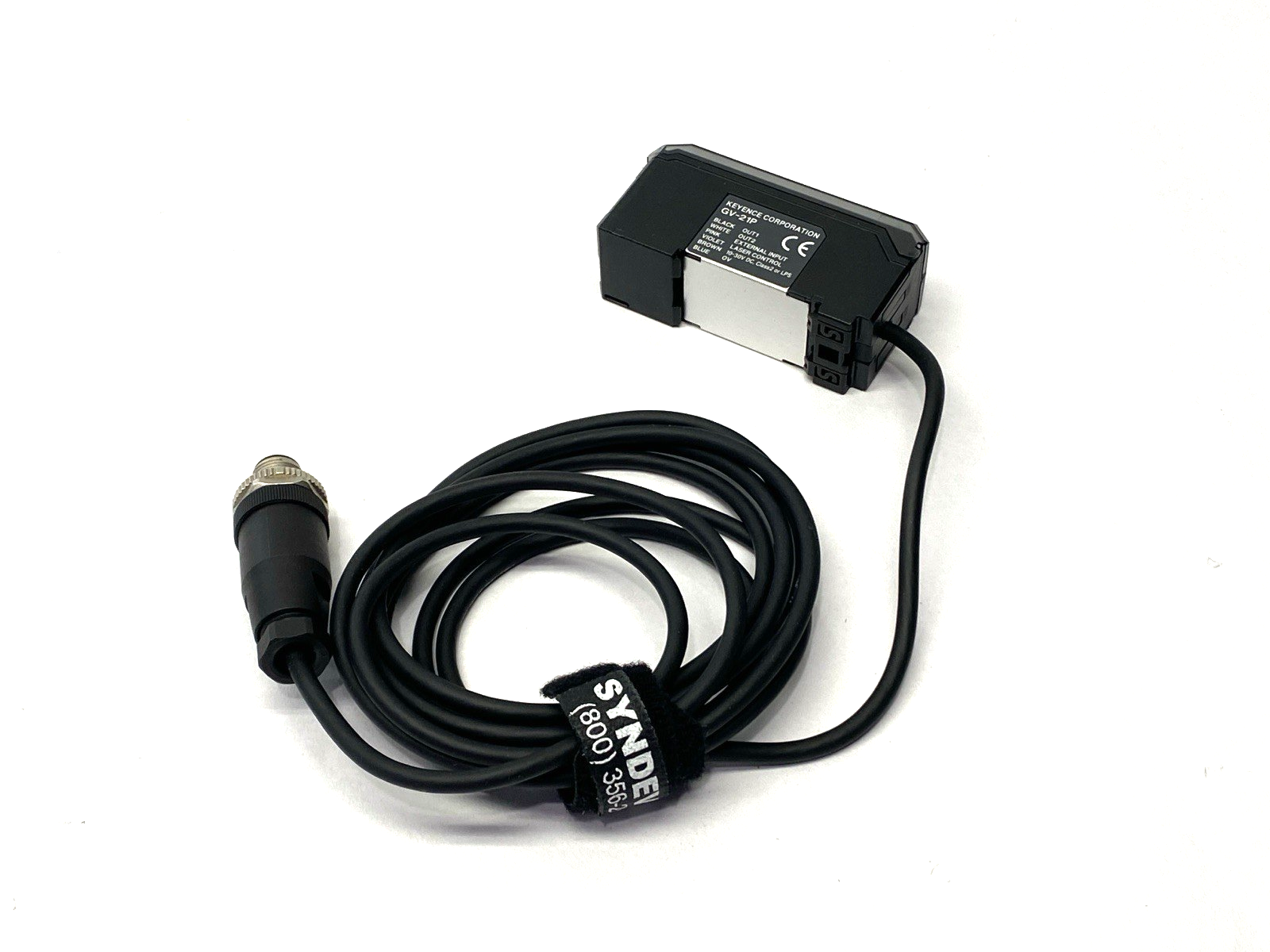 GV-21P | Keyence Digital CMOS Laser Sensor Amplifier Main Unit M12 4-Pin - Used - Maverick Industrial Sales