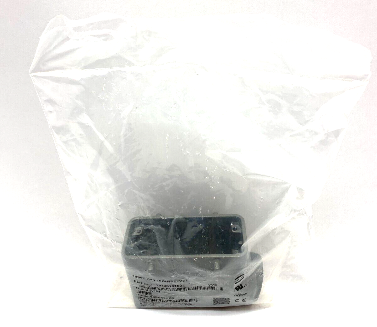 Harting 19300161522 Aluminum Hood Side-Entry Han 16B-HSE-M32 - Maverick Industrial Sales