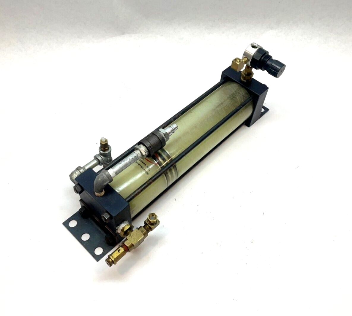 Lube Logic GRRM1460 Pneumatic Grease Dispenser, GP Reeves, 16"L x 3-1/2" DIA - Maverick Industrial Sales