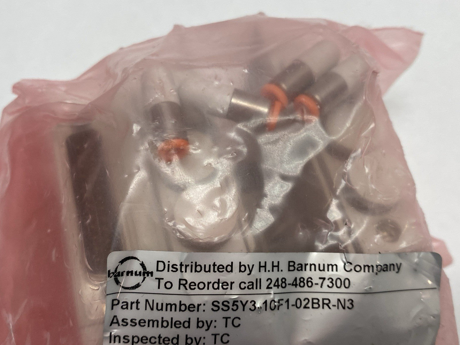 SS5Y3-10F1-02BR-N3 | SMC Manifold Base Assembly 2-Station - New - Maverick Industrial Sales