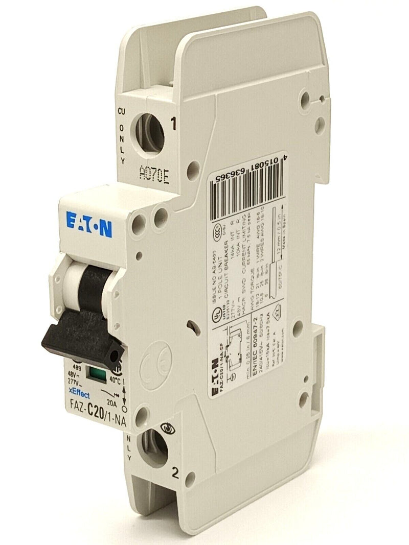 Eaton FAZ-C20/1-NA-SP Miniature Circuit Breaker 20A - Maverick Industrial Sales