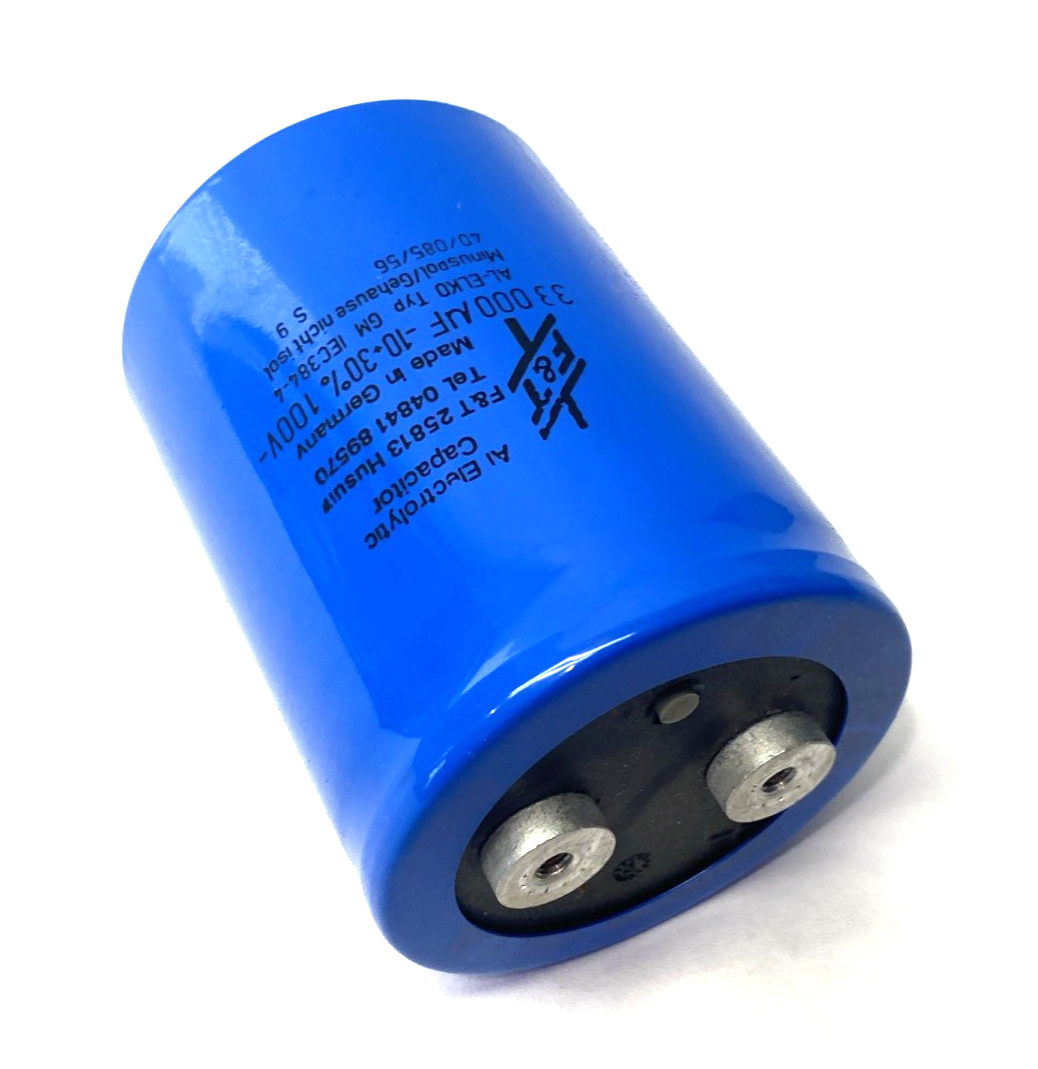 AL-Elko TypGM | F&T Electrolytic Capacitor, 33,000µF-10+30%100V - Used - Maverick Industrial Sales