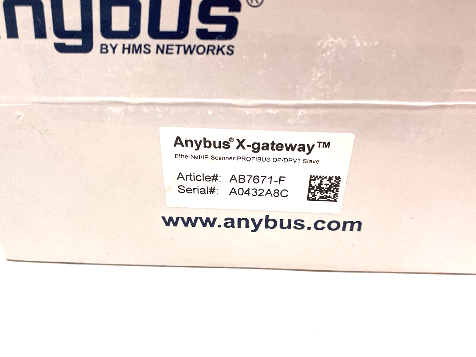AB7671-F | HMS Networks Anybus X-gateway – EtherNet/IP Scanner - PROFIBUS Slave - New Other - Maverick Industrial Sales