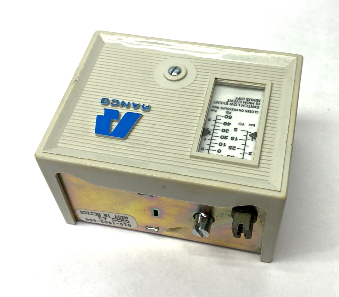 Ranco O10-1402 Pressure Control Unit, Opens Low MISSING COPPER CAPILLARY COIL - Maverick Industrial Sales