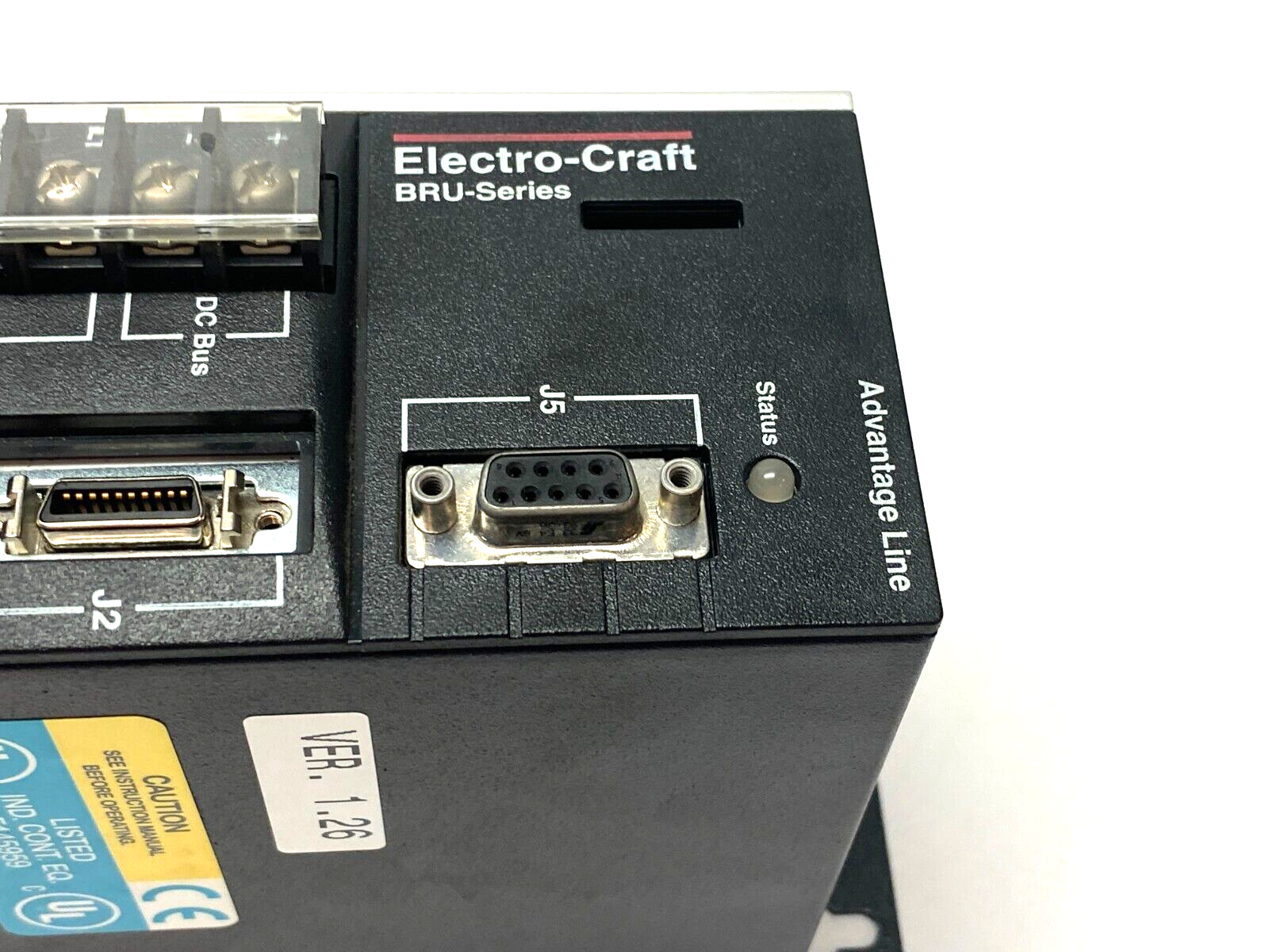 Electro-Craft 47203001/005 BRU Ser Advantage Line Servo Drive 1-Phase 9101-1566 - Maverick Industrial Sales