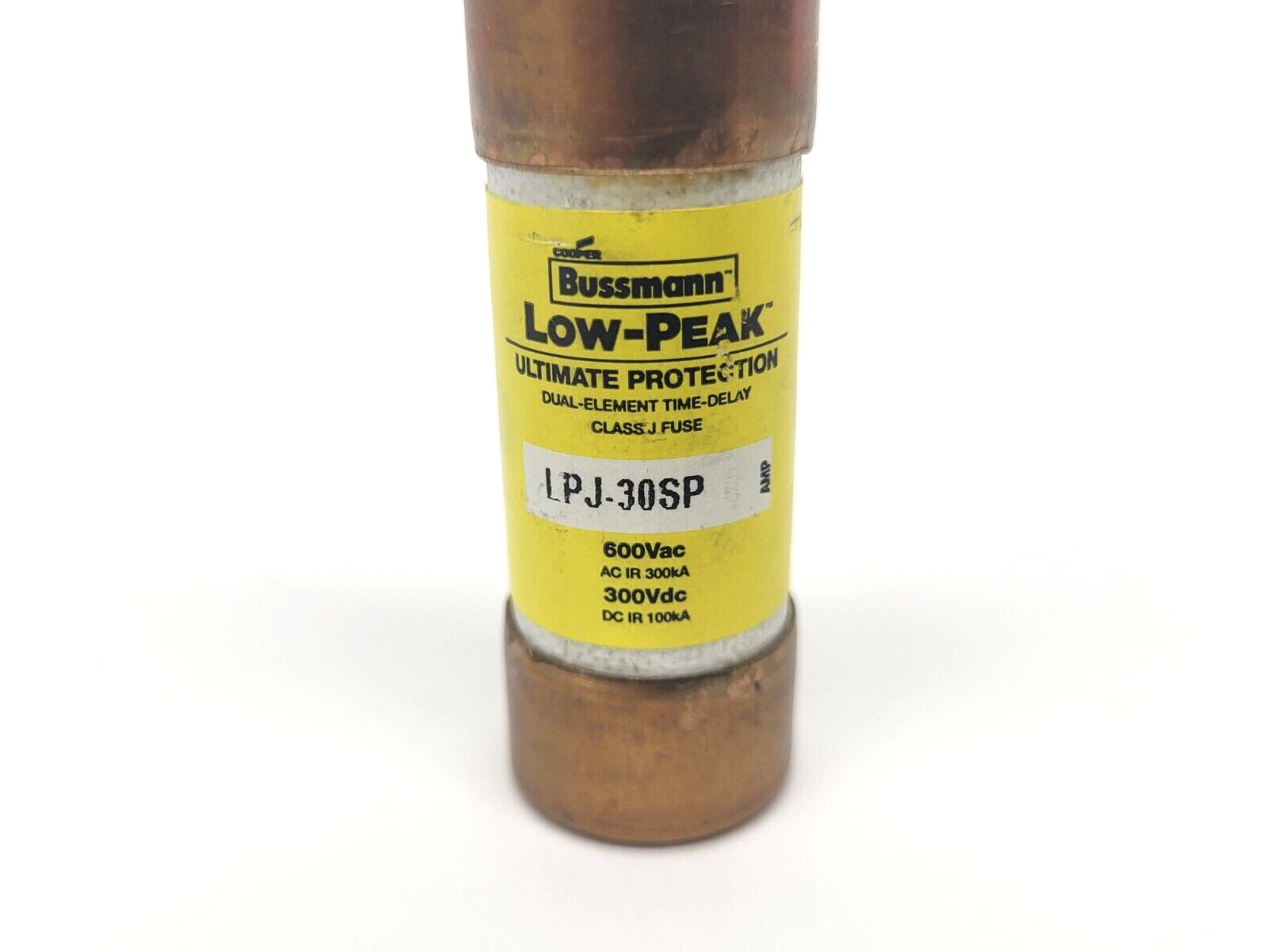 LPJ-30SP | Cooper Bussmann Low-Peak Time-Delay Fuse 30A 600VAC 300VDC Class J - New Other - Maverick Industrial Sales