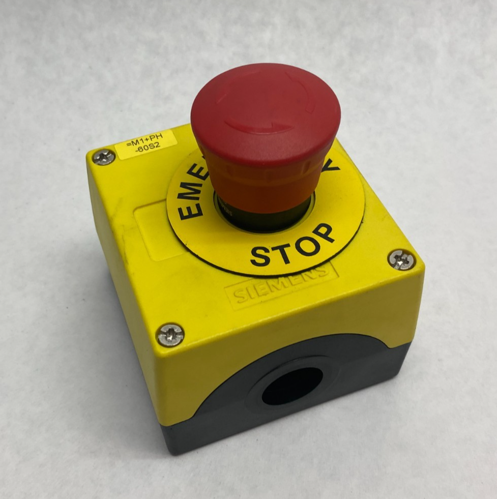 Siemens 3SU1801-0NZ00 K0Y Sirius ACT Plastic Emergency Stop Housing Assembly - Maverick Industrial Sales