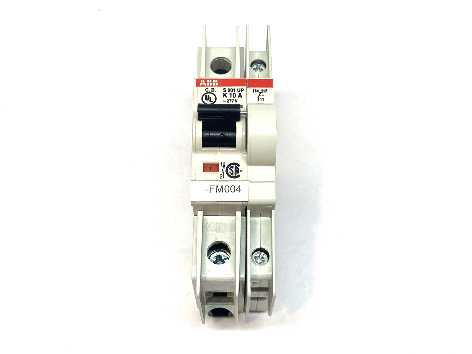 ABB S201UP-K10A Miniature Circuit Breaker 1P 10A 277V 50/60HZ - Maverick Industrial Sales