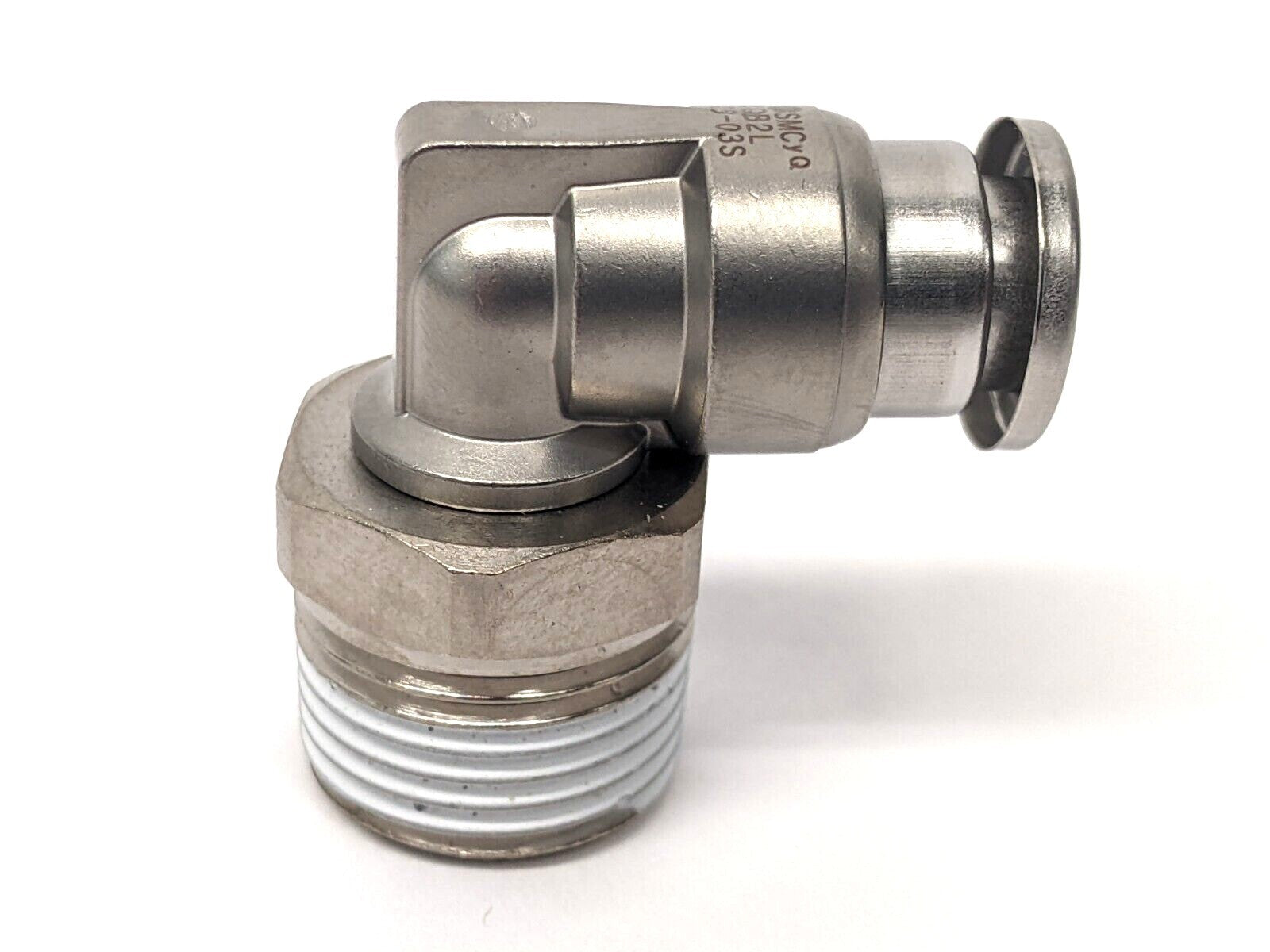 SMC KQB2L08-03S Male Elbow Push to Connect Fitting - Maverick Industrial Sales