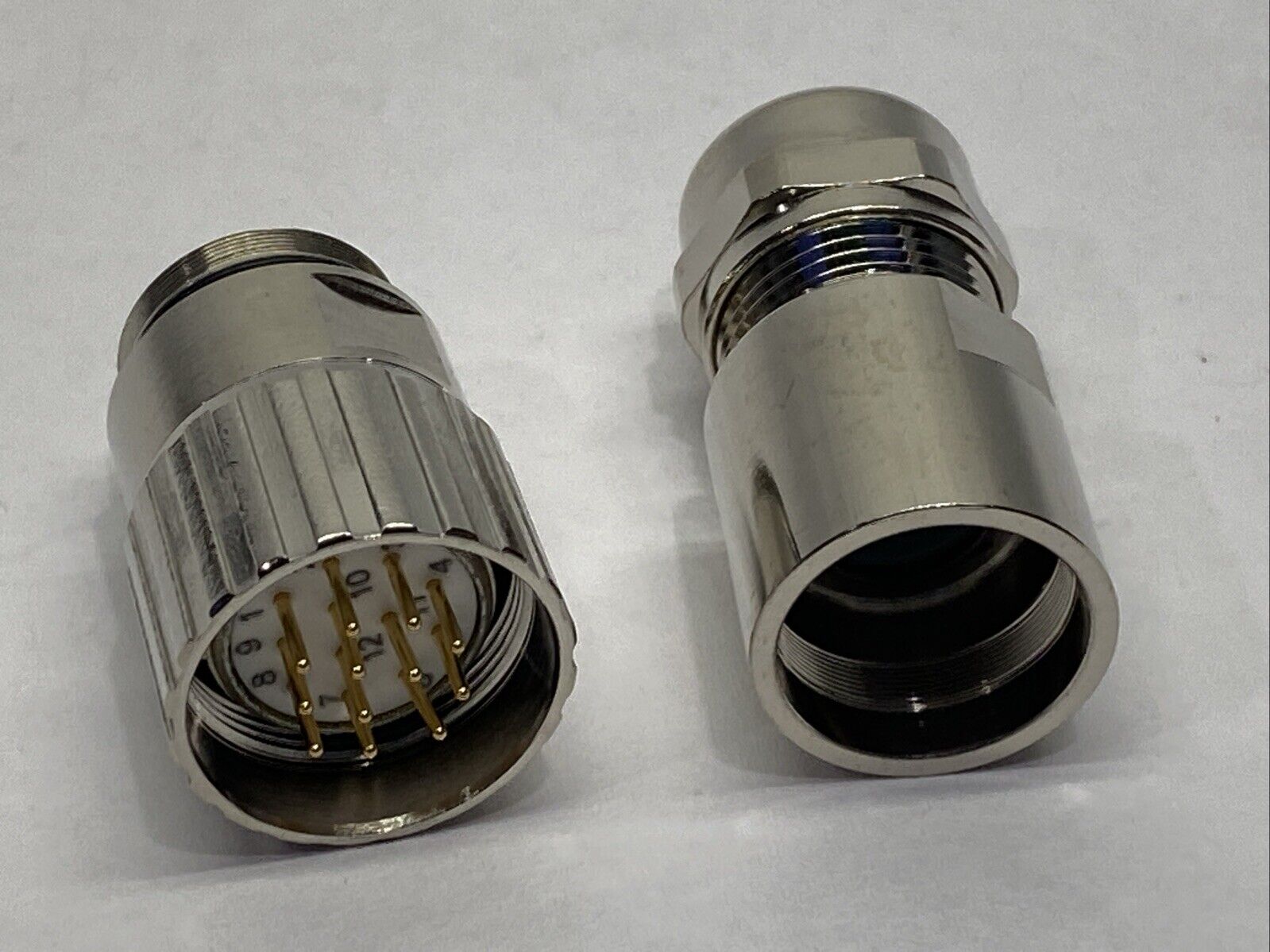 Mencom MCV-12MP-FW-SC Field Wireable Connector M23 12-Pole Male 8A 300V - Maverick Industrial Sales