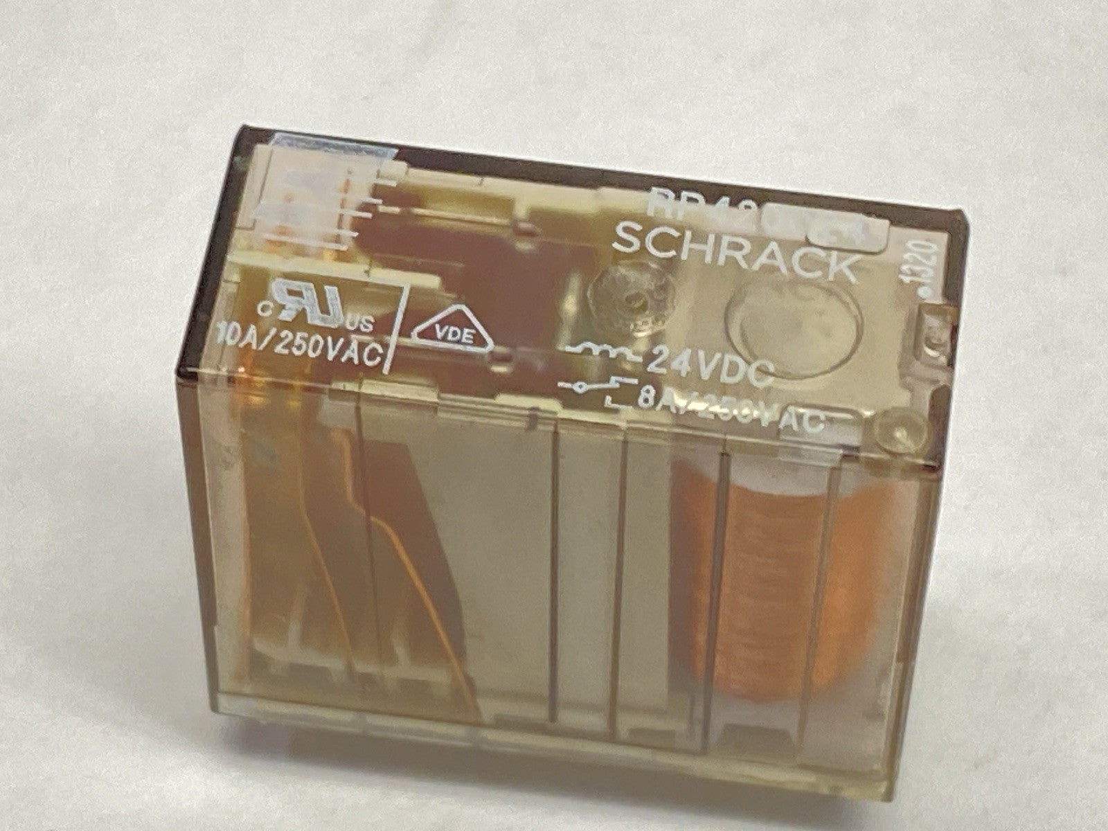 Schrack RP 420024 Relay 5A 24V w/ Wago 788-334 Relay Base - Maverick Industrial Sales