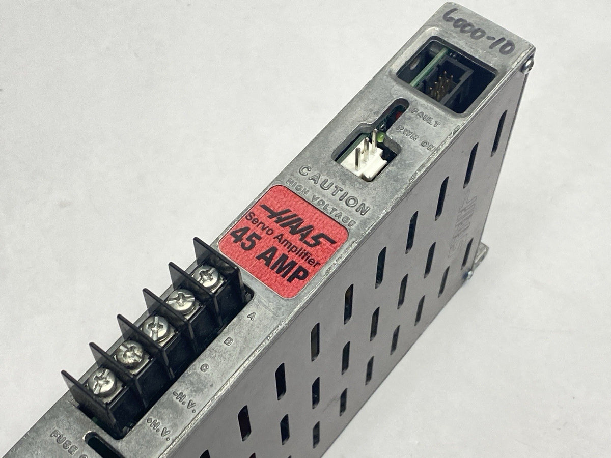14-1752B | HAAS Rev A Servo Amplifier 45 Amp W12138 - For parts or not working - Maverick Industrial Sales