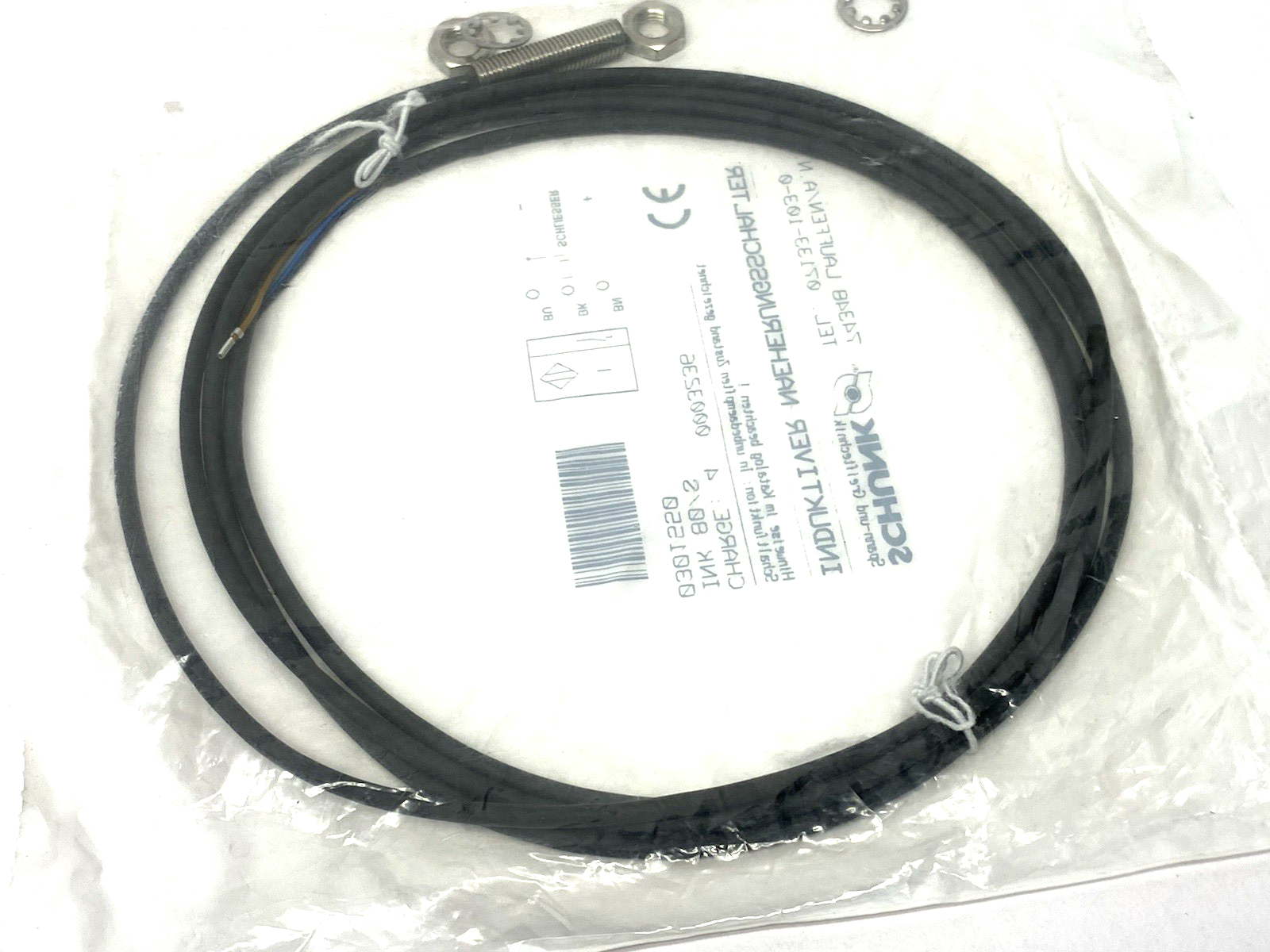 0301550 | Schunk Inductive Proximity Switch INK 80/S - New - Maverick Industrial Sales