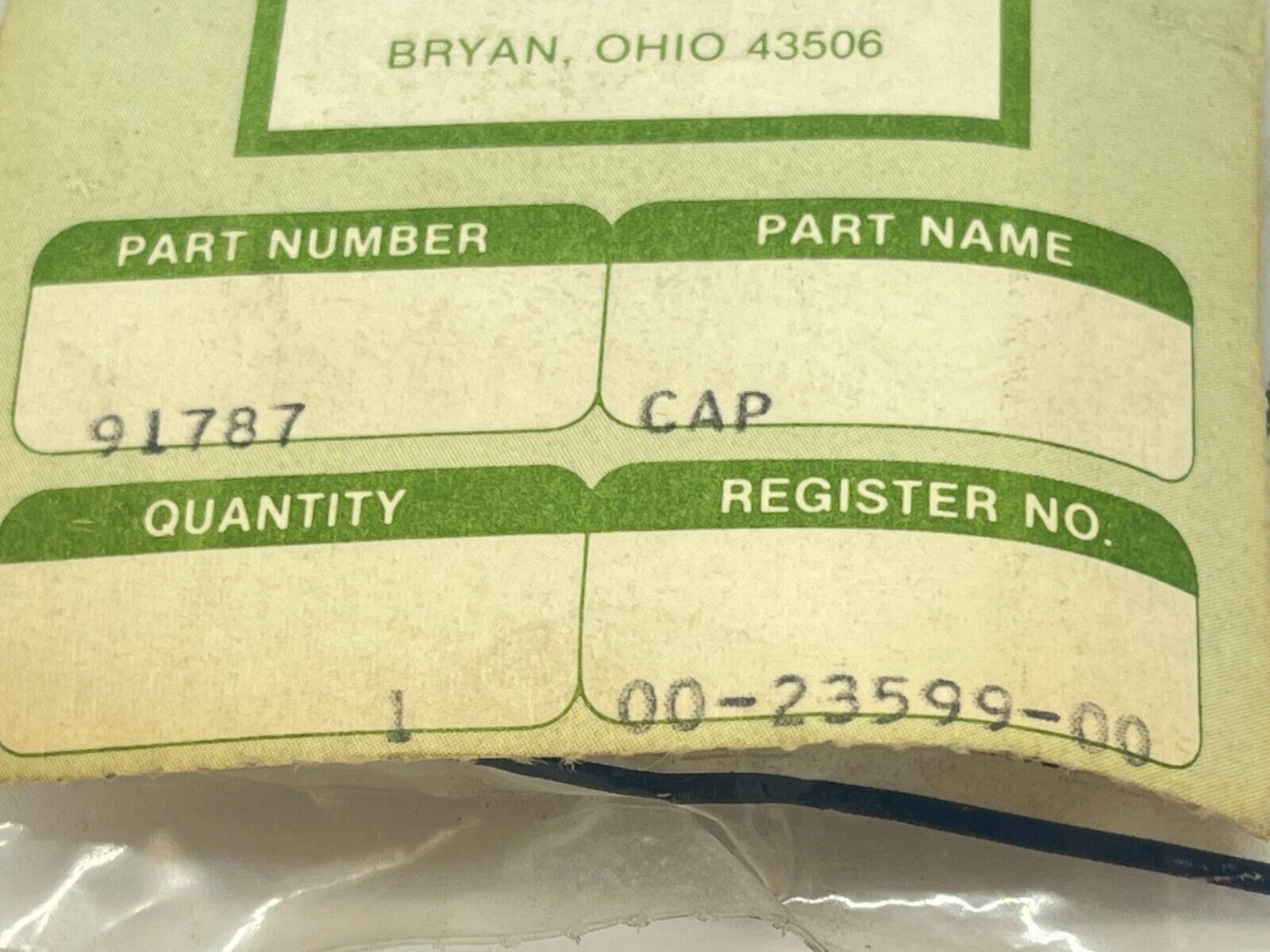 ARO 91787 CAP - Maverick Industrial Sales