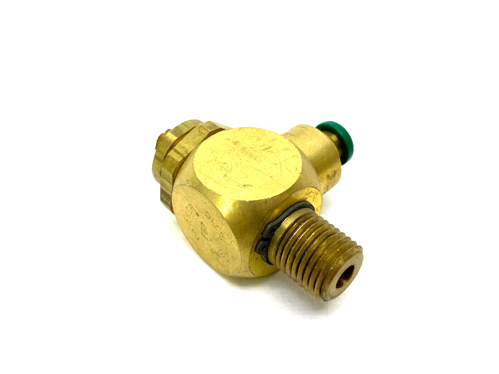 Parker 3251-2525 Brass Flow Control Valve 1/4" Tube 1/4" NPT Thread 32512525 - Maverick Industrial Sales
