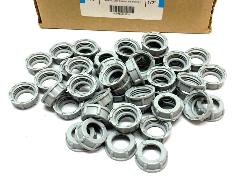 Cooper Crouse Hinds 931 Gray Plastic Insulating Bushing 1/2" Size BOX OF 50 - Maverick Industrial Sales