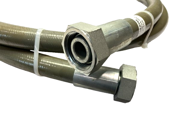 Parker 2380F-16V07 High Pressure Glue Hose 25mm ID 10' Overall Length - Maverick Industrial Sales