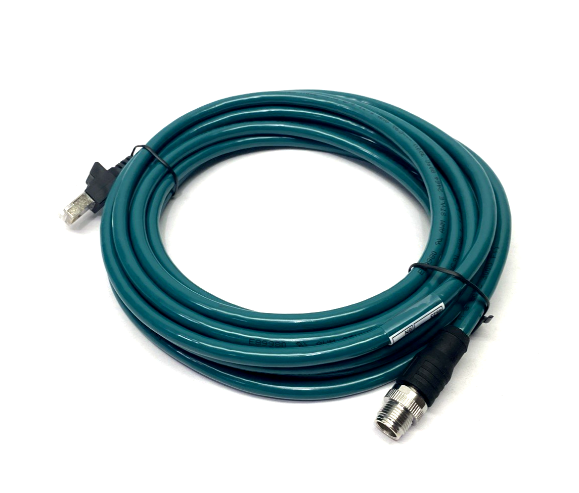 Cognex CCB-84901-2001-05 Rev. 03 Cordset M12 8-Pin Male To RJ45 5m 185-1303R - Maverick Industrial Sales