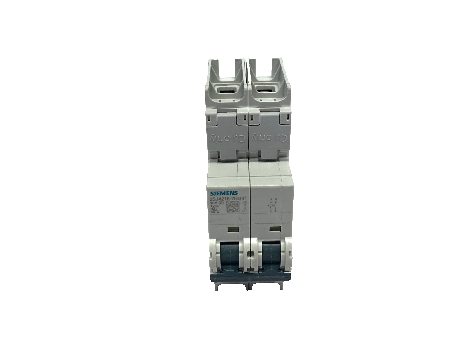 Siemens 5SJ4216-7HG41 Miniature Circuit breaker 240V 14kA, 2P, Trip C, 16A - Maverick Industrial Sales