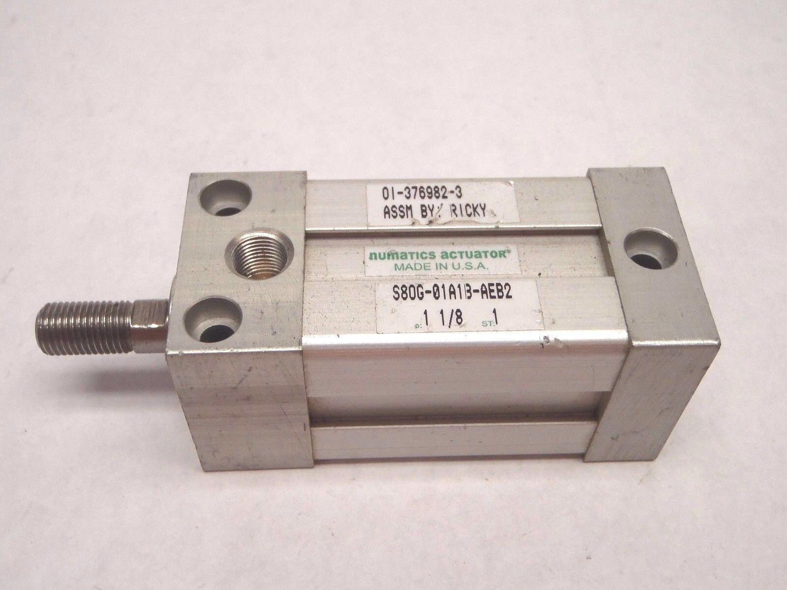 Numatics S80G-01A1B-AEB2 COmpact Cylinder 1" Stroke - Maverick Industrial Sales