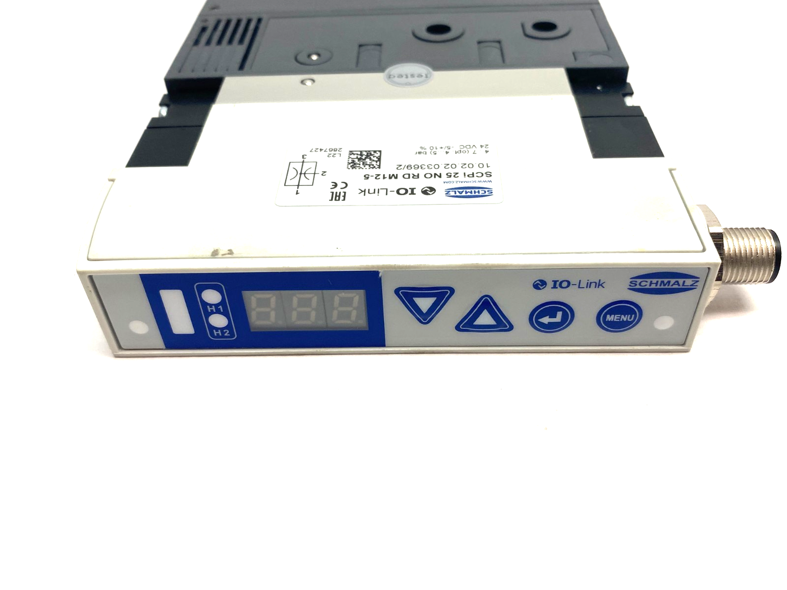 Schmalz SCPi 25 NO RD M12-5 Compact Vacuum Ejector M12, 10.02.02.03369/2 - Maverick Industrial Sales