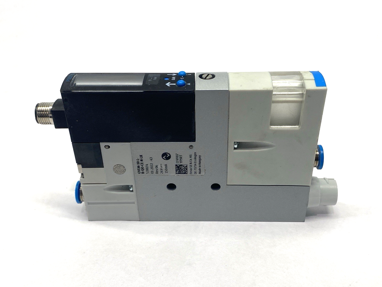 Festo OVEM-10-L-B-QO-CE-N-LK Vacuum Generator 539074 24V - Maverick Industrial Sales