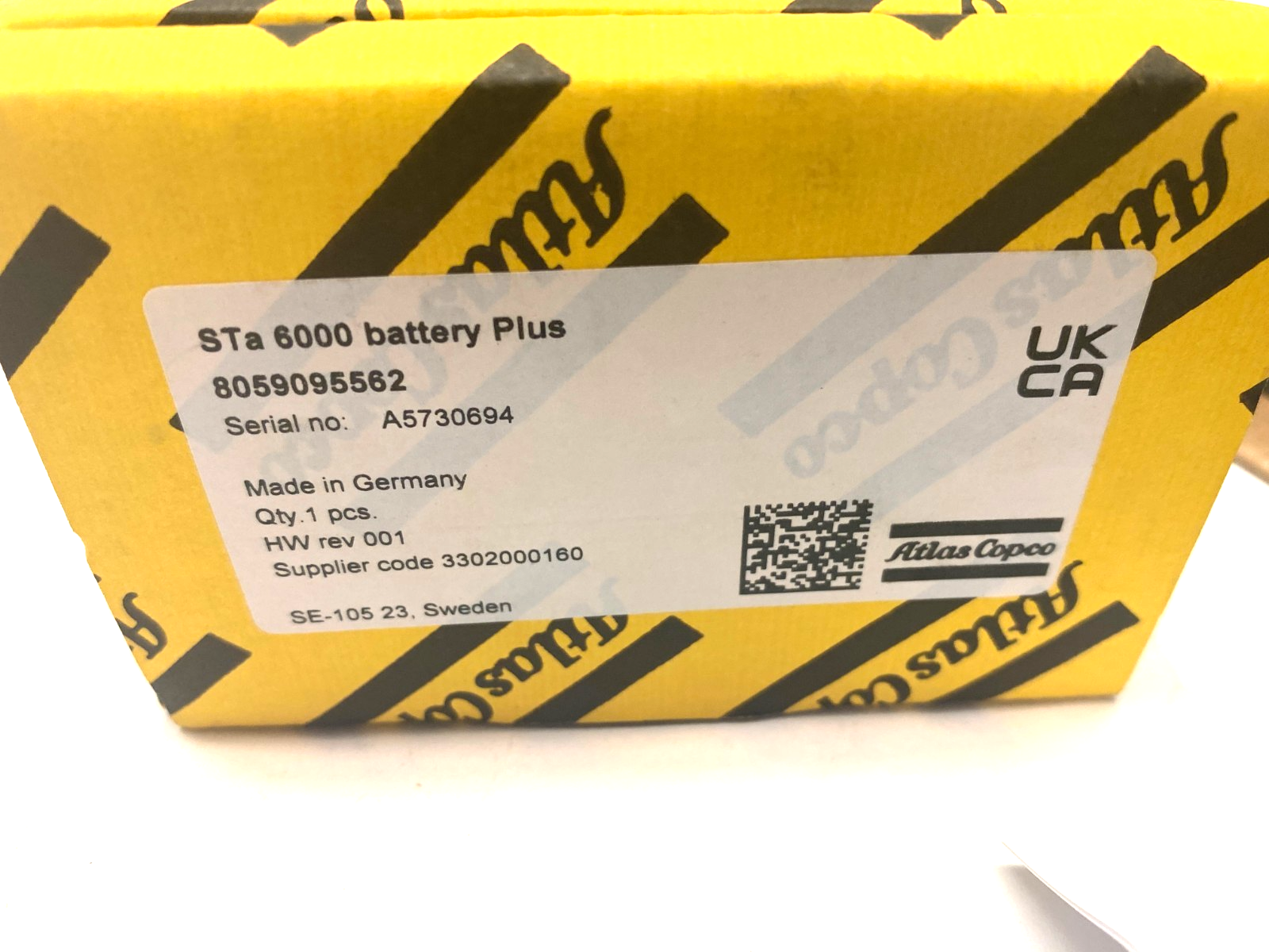 Atlas Copco 8059095562 STa 6000 Analyzer Battery Plus - Maverick Industrial Sales