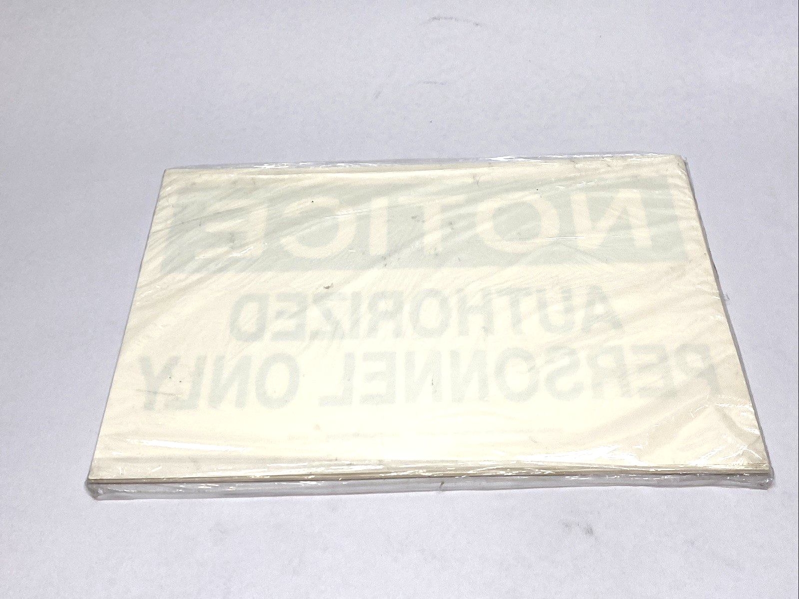 Brady 84130 Notice Authorized Personnel Only Sign 10"x14" LOT OF 10 - Maverick Industrial Sales
