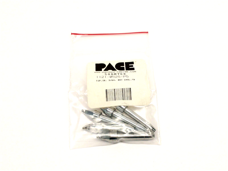 Pace 1121-0525-P5 Bent Chisel Solder Tip 3/64" IR, TD, 5 PACK - Maverick Industrial Sales