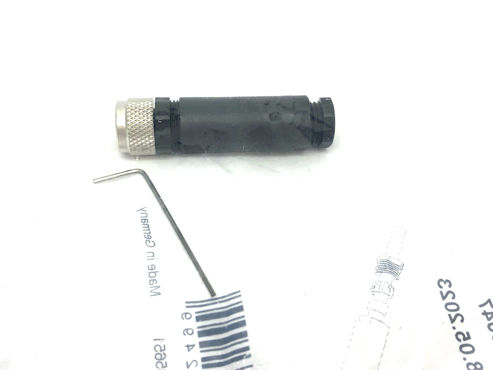 Lumberg Automation RKMCK 4 Round M8 4-Pin Field Wireable Connector 28047 - Maverick Industrial Sales