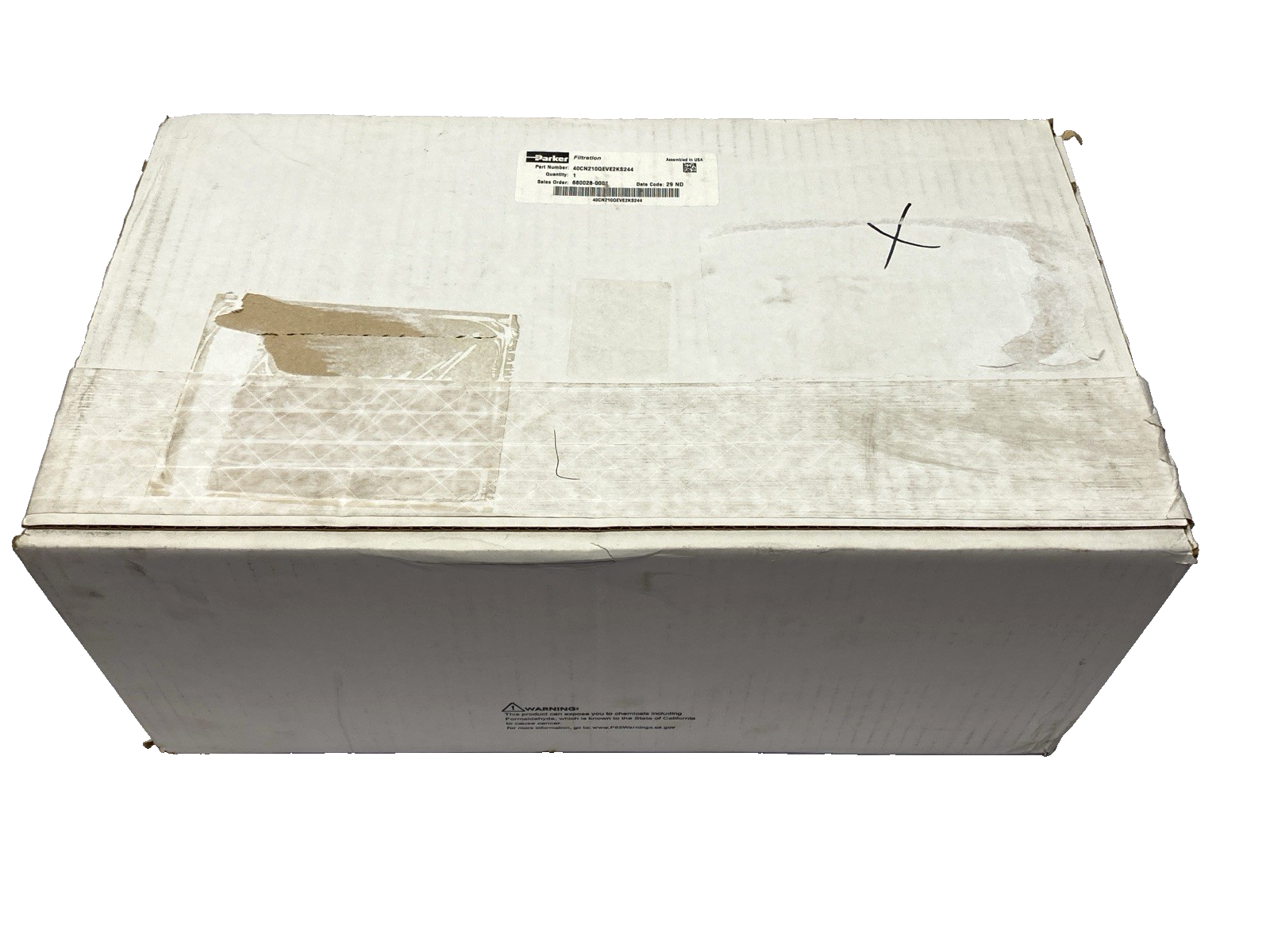 Parker 40CN210QEVE2KS244 Medium Pressure Inline Filter 1000PSI - Maverick Industrial Sales
