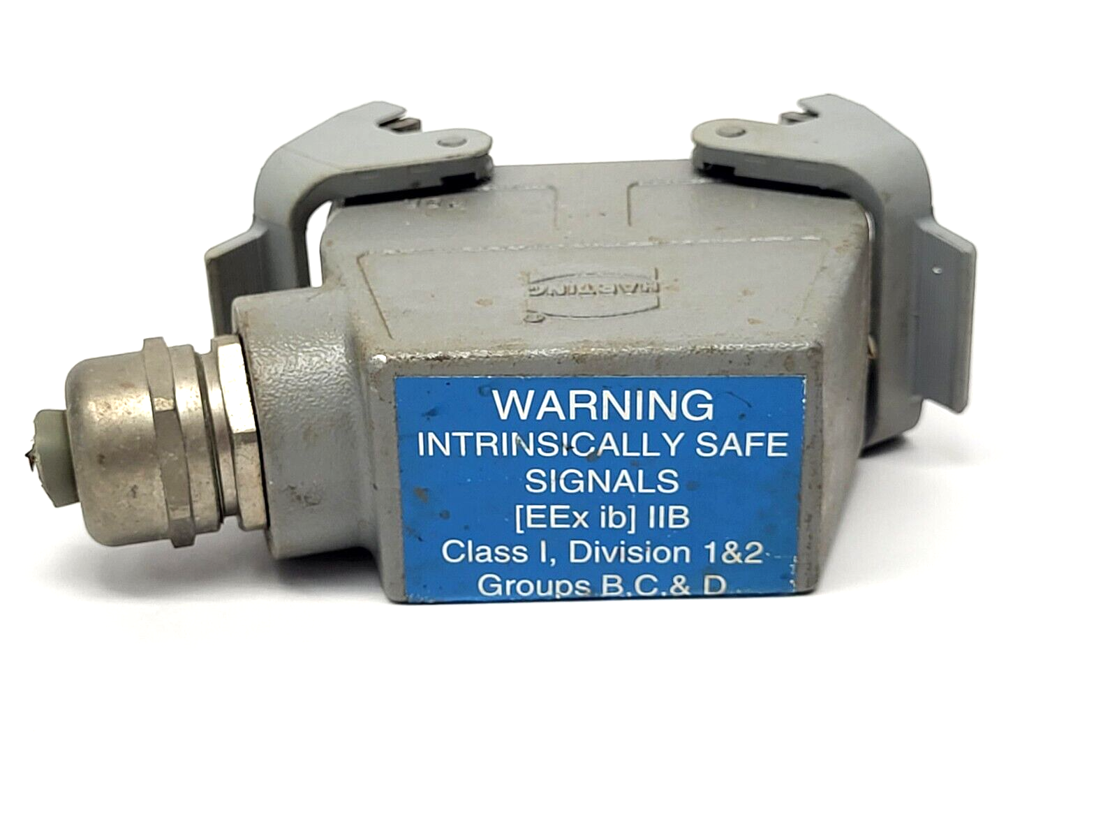 HARTING HAN-D40M Heavy Duty Power Connecting Housing 28-Pin 3HNE01900-1 - Maverick Industrial Sales