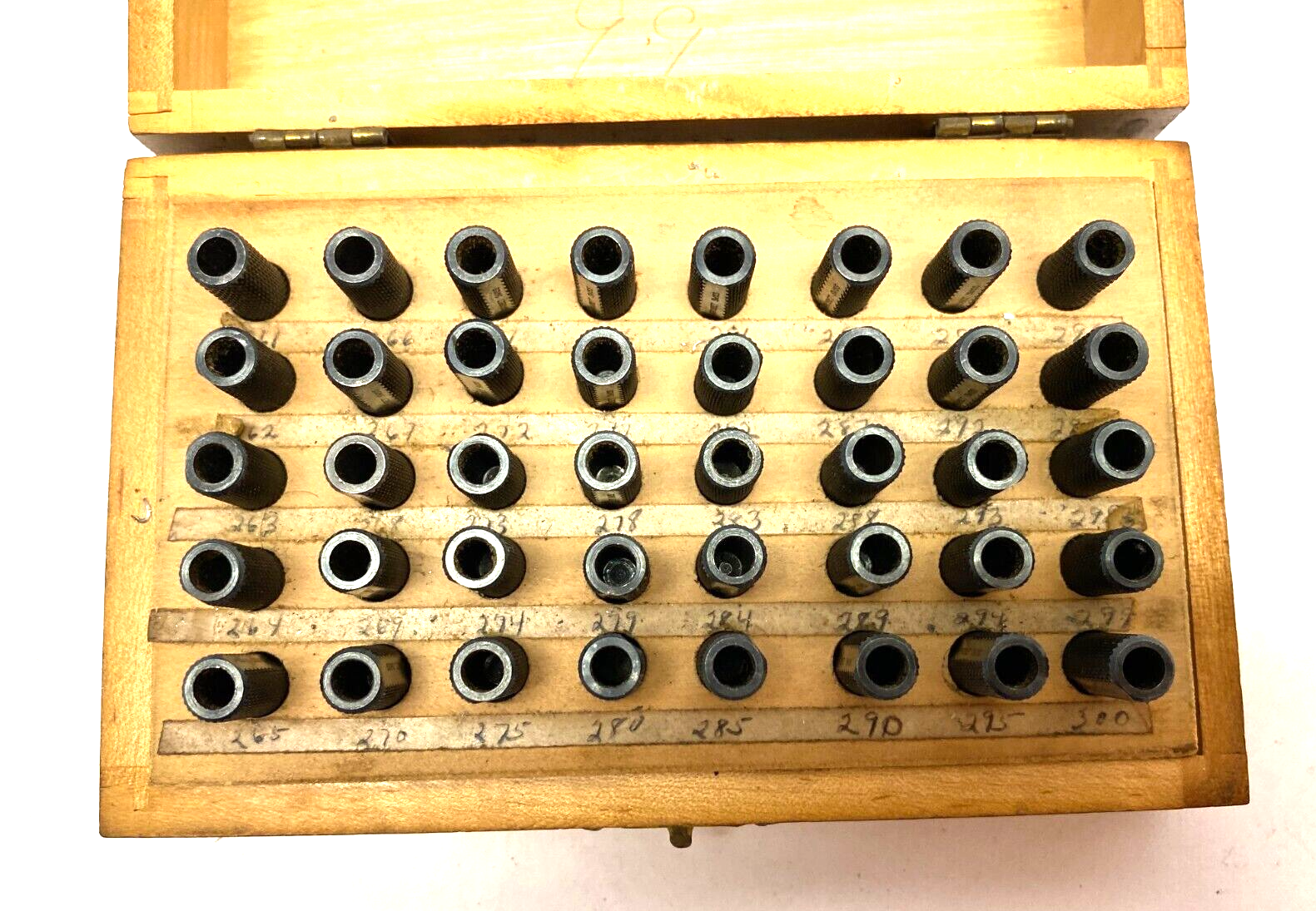 Grobet Swiss Round File Plug-Gauges Kit Includes Sizes 0.262"-0.300" - New – Open box - Maverick Industrial Sales