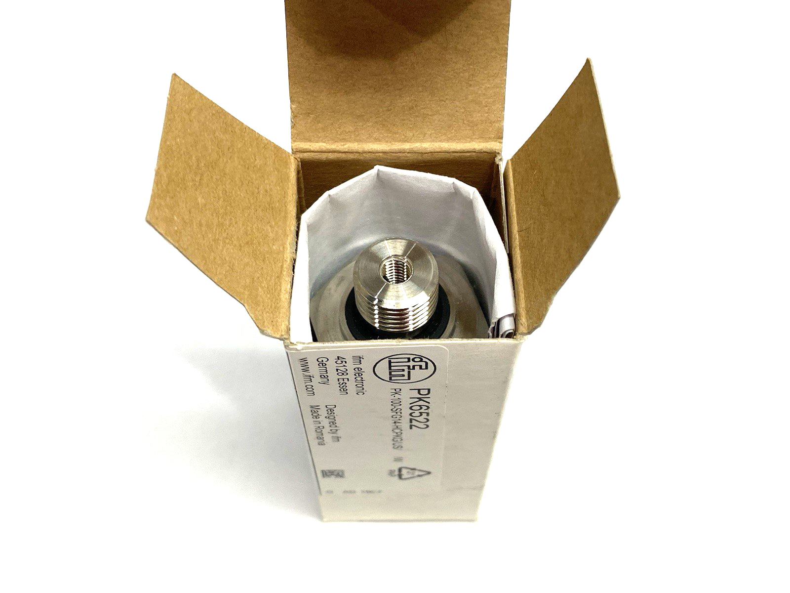 PK6522 | Ifm Pressure Switch with Intuitive Switch Point PK-100-SFG14-HCPKG/US/ /W - New – Open box - Maverick Industrial Sales
