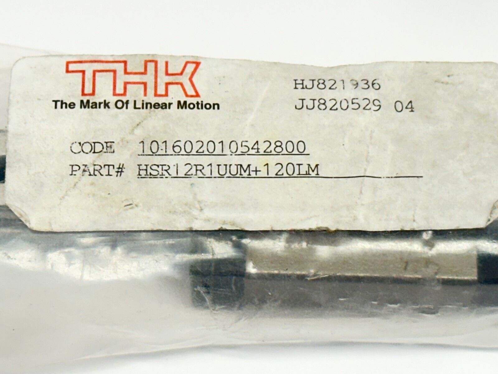 THK HSR12R1UMM+120LM HSR-LM Linear Bearing And Guide Rail Size 12 120mm - Maverick Industrial Sales