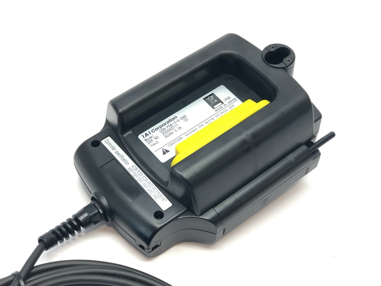 IAI CON-PGA-C-S-ENG Touch Screen Teach Pendent - Maverick Industrial Sales