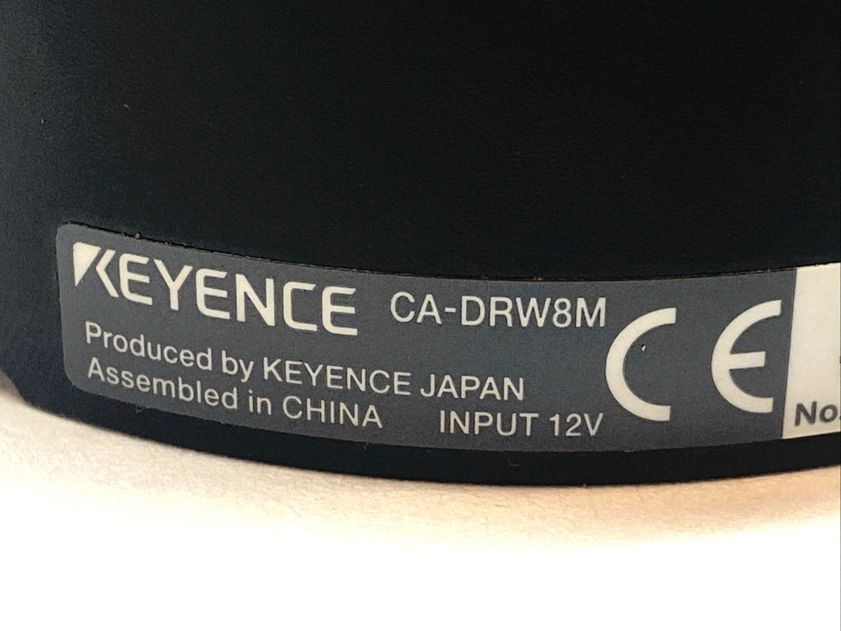 CA-DRW8M | Keyence White Round Multi-Angle Light Fixture 12V - Used - Maverick Industrial Sales