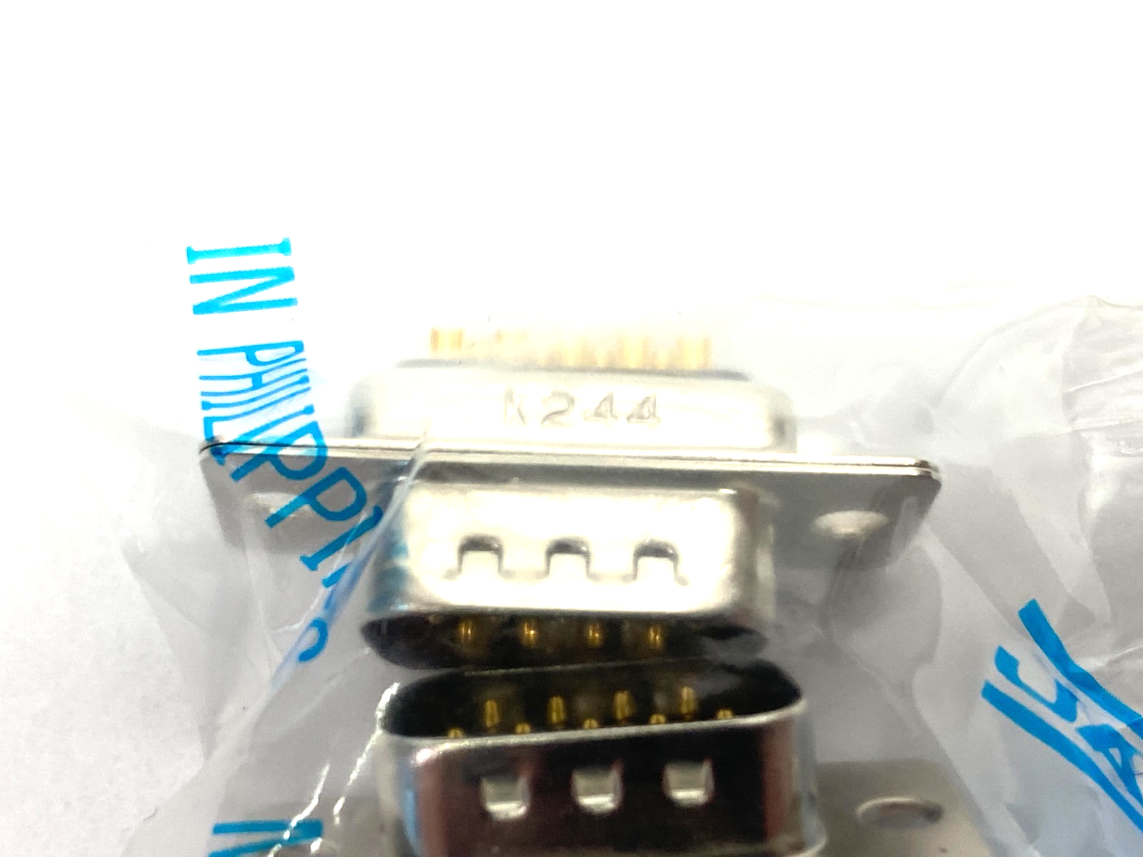 JAE K244 Multi-Pin Cable Connector 9-Pin PKG OF 2 - Maverick Industrial Sales