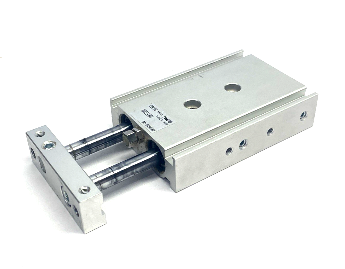 SMC CXSM15-25 Dual Rod Pneumatic Guided Cylinder 15mm Bore 25mm Stroke - Maverick Industrial Sales