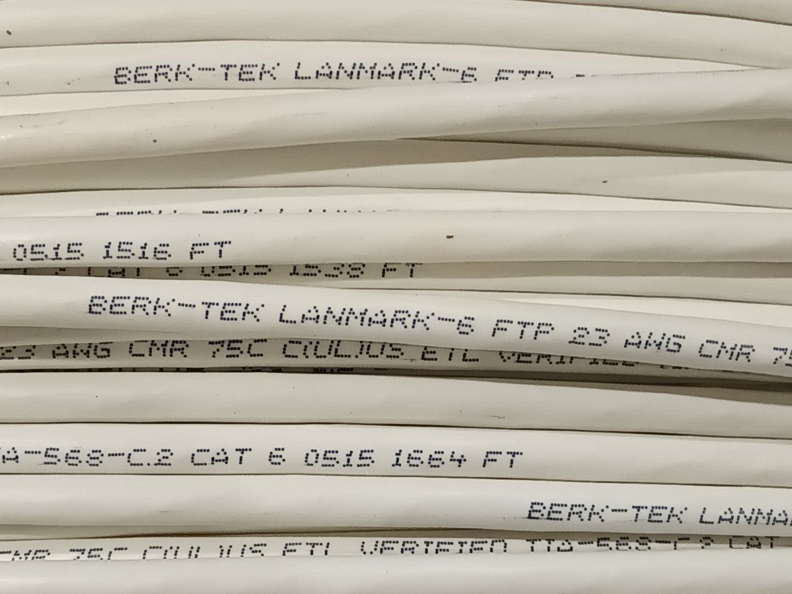 Berk-Tek 10122953 LANmark-6 Communications Riser Cable Cat6 8C 23 AWG White 995' - Maverick Industrial Sales