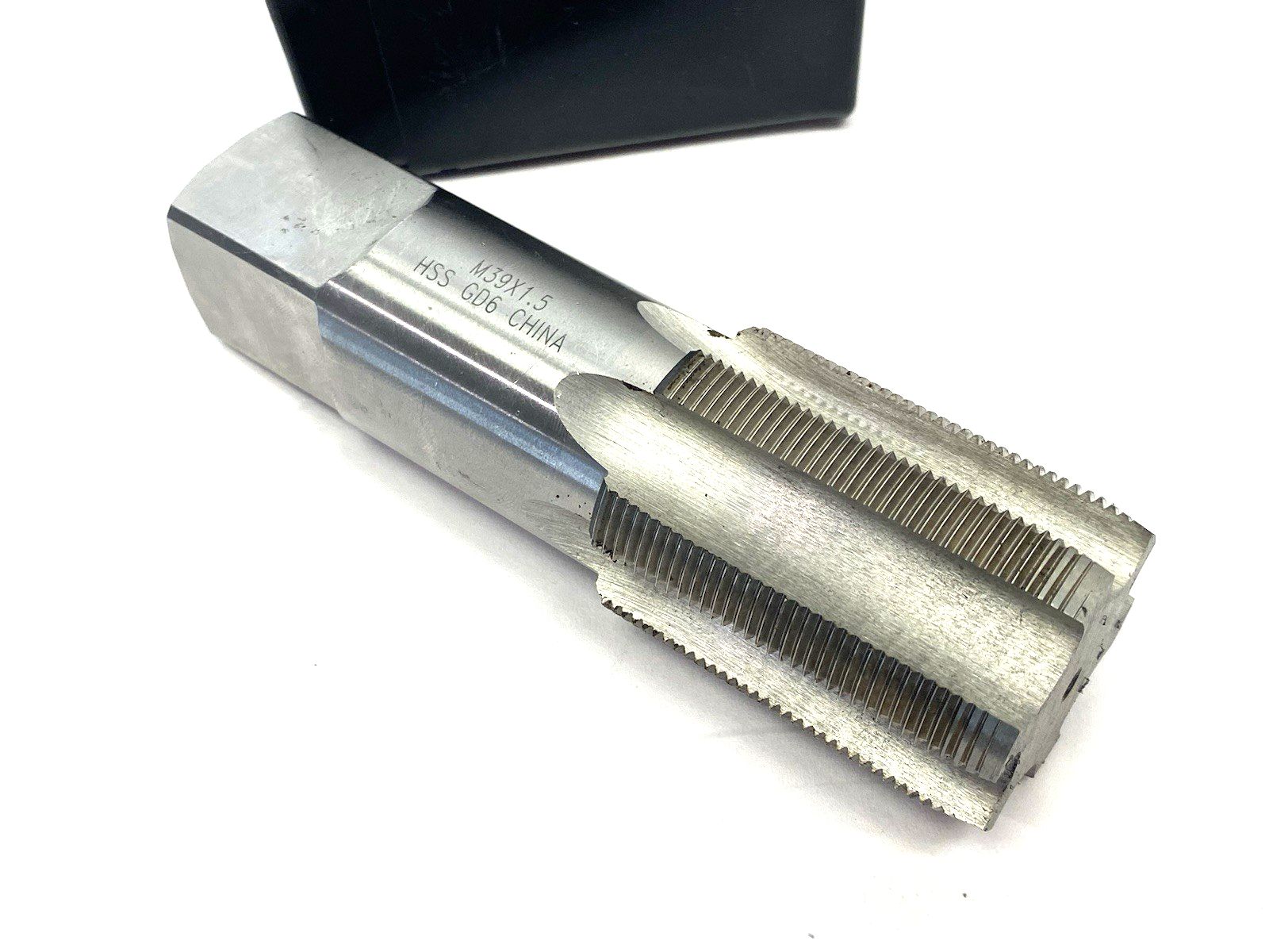 Interstate 09037516 Straight Flute Tap: M39x1.5 Metric Fine, 6 Flute, Plug Chamf - Maverick Industrial Sales