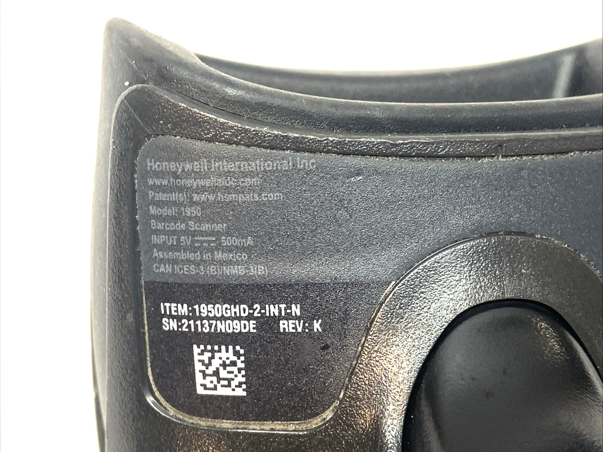 Honeywell 1950GHD-2-INT-N Handheld Barcode Scanner NO CABLE - Maverick Industrial Sales