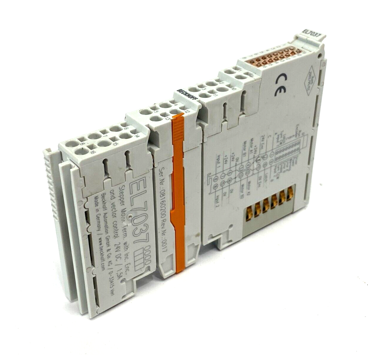 Beckhoff EL7037 EtherCAT Stepper Motor Terminal 1-Channel Motion Interface - Maverick Industrial Sales